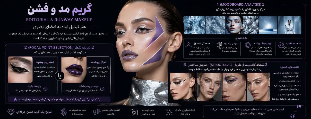 � گریم مد و فشن (Editorial & Runway